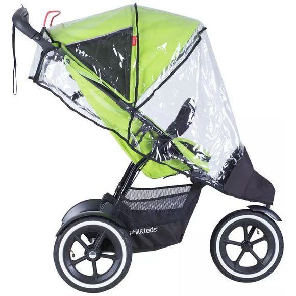 Phil&Teds Single Storm Clear Cover for Navigator Stroller, Stroller Not Included - Picture 2 of 2